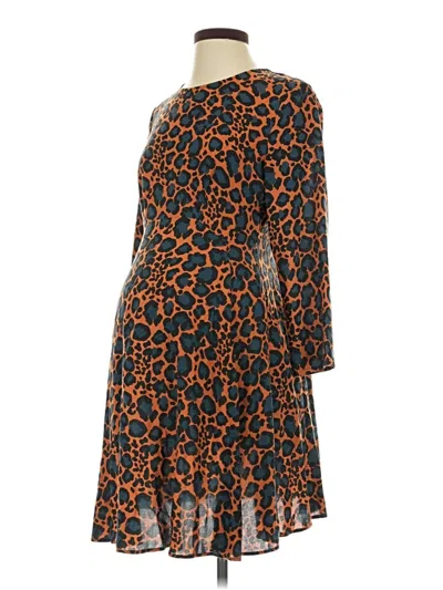 Pre-owned Topshop Cocktail Dress In Orange