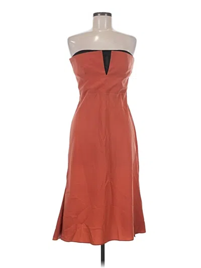 Topshop Cocktail Dress In Orange