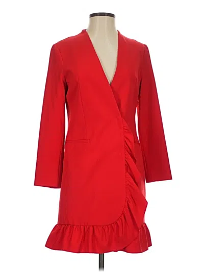 Pre-owned Topshop Cocktail Dress In Red