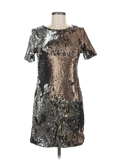 Pre-owned Topshop Cocktail Dress In Silver