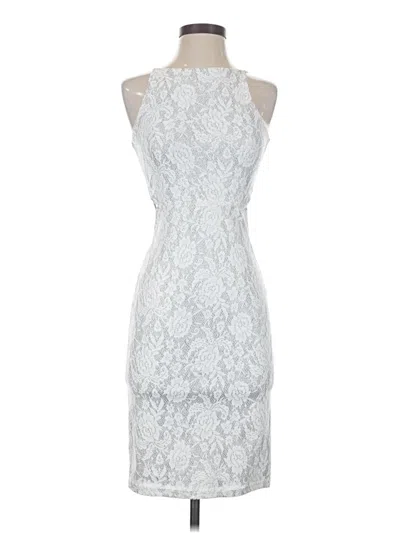 Pre-owned Topshop Cocktail Dress In Silver