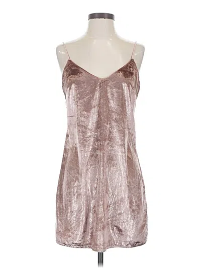 Pre-owned Topshop Cocktail Dress In Silver