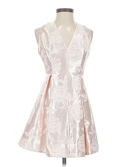 Pre-owned Topshop Cocktail Dress In Silver