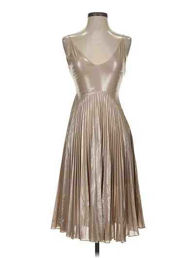 Pre-owned Topshop Cocktail Dress In Silver