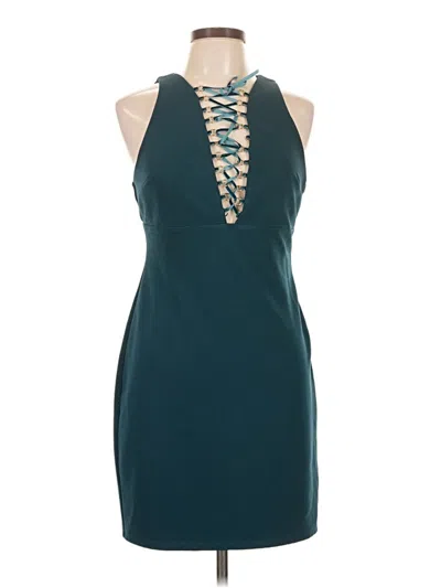 Pre-owned Topshop Cocktail Dress In Teal