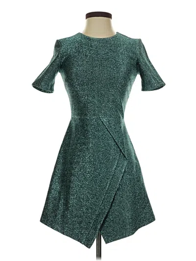 Pre-owned Topshop Cocktail Dress In Teal