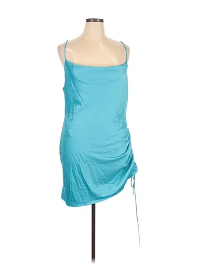Pre-owned Topshop Cocktail Dress In Teal