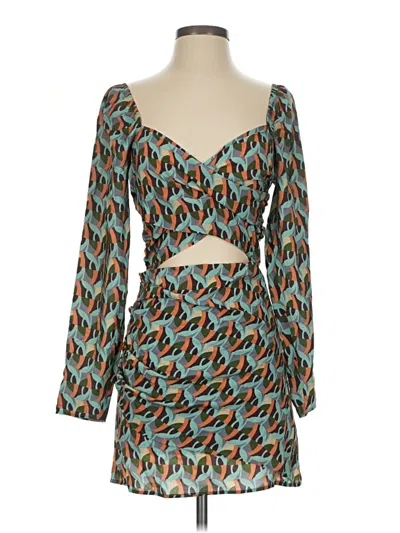 Pre-owned Topshop Cocktail Dress In Teal