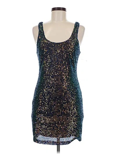 Pre-owned Topshop Cocktail Dress In Teal