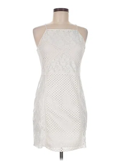 Pre-owned Topshop Cocktail Dress In White