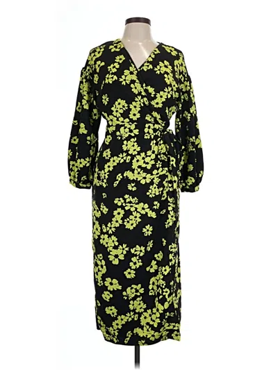 Pre-owned Topshop Cocktail Dress In Yellow