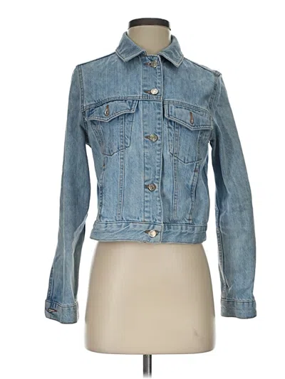 Pre-owned Topshop Denim Jacket In Blue