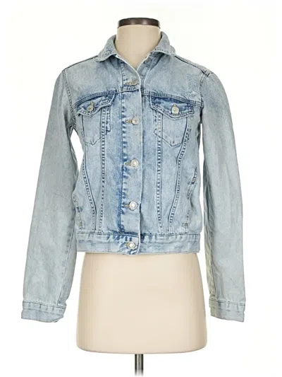 Pre-owned Topshop Denim Jacket In Blue