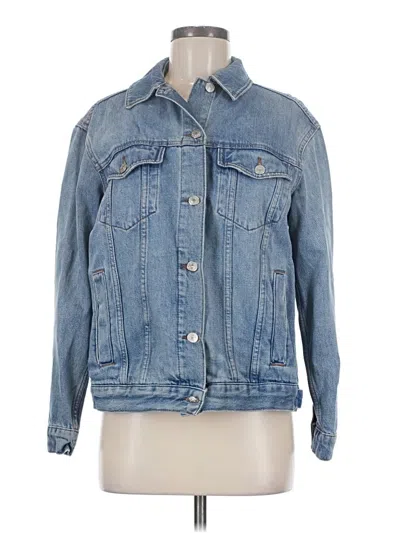 Pre-owned Topshop Denim Jacket In Blue