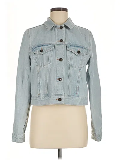 Pre-owned Topshop Denim Jacket In Blue
