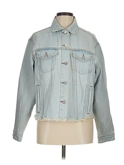 Pre-owned Topshop Denim Jacket In Blue