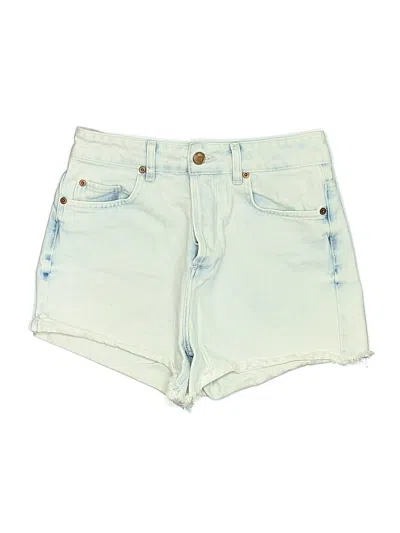 Pre-owned Topshop Denim Shorts In Blue