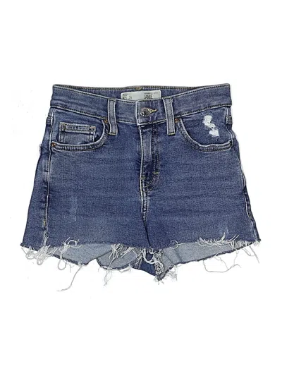 Pre-owned Topshop Denim Shorts In Blue