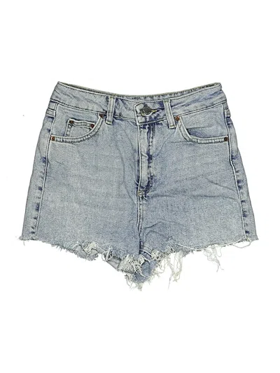 Pre-owned Topshop Denim Shorts In Blue