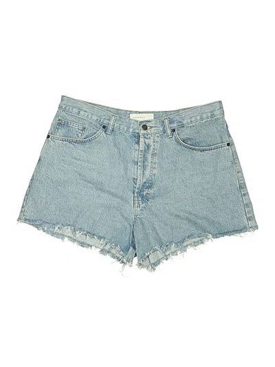 Pre-owned Topshop Denim Shorts In Blue