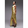 Topshop Drape Neck Sleeveless Maxi Dress