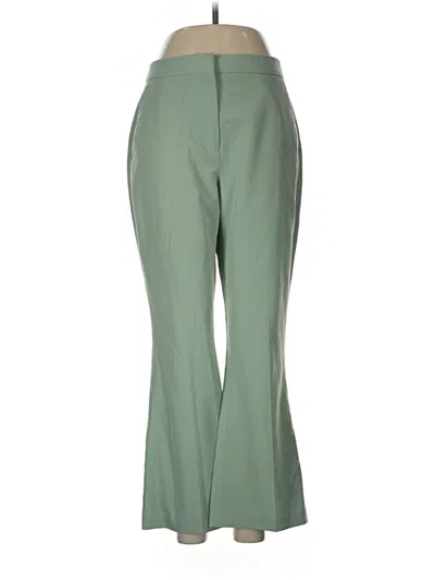 Pre-owned Topshop Dress Pants In Green