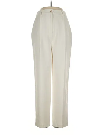 Pre-owned Topshop Dress Pants In Ivory