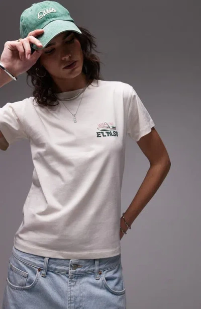 Topshop El Paso Texas Slim Fit Graphic T-shirt