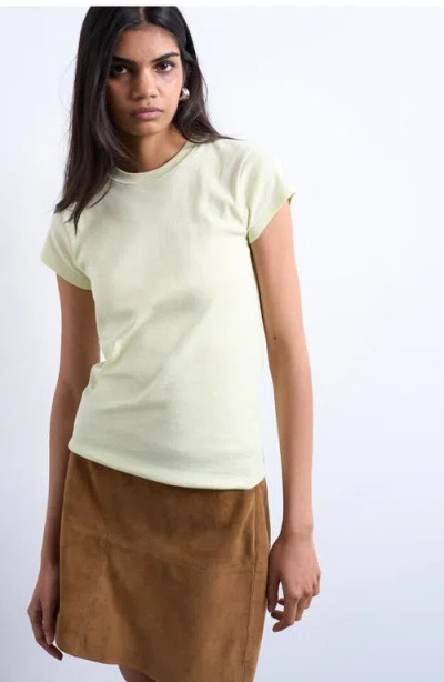 Topshop Everyday Cotton T-shirt In Neutral
