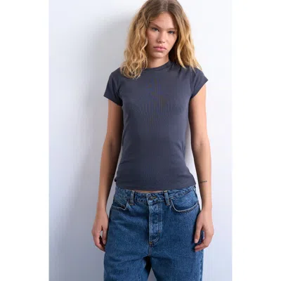 Topshop Everyday Cotton T-shirt In Blue
