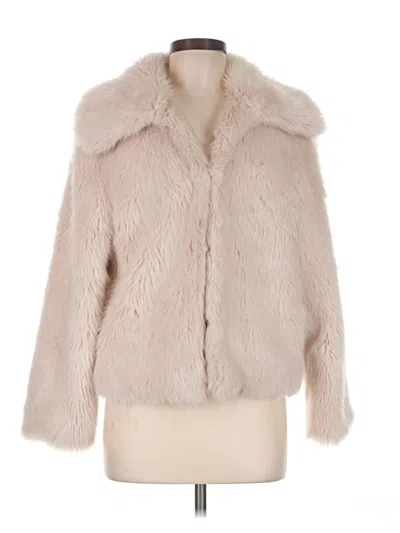 Pre-owned Topshop Faux Fur Jacket In Pink