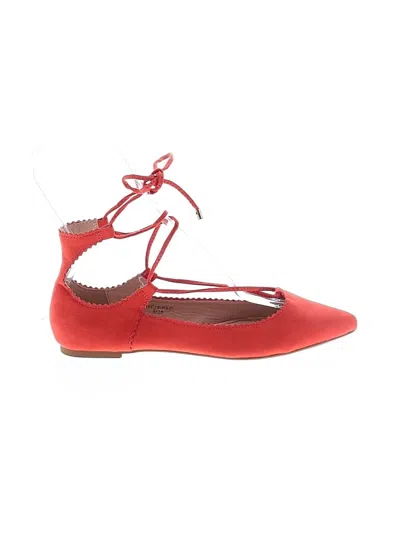 Pre-owned Topshop Flats In Red