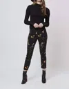 Topshop Floral Print Slim Pants In Multicolor In Multi