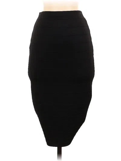 Topshop Formal Skirt In Black