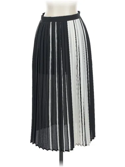 Pre-owned Topshop Formal Skirt In Black