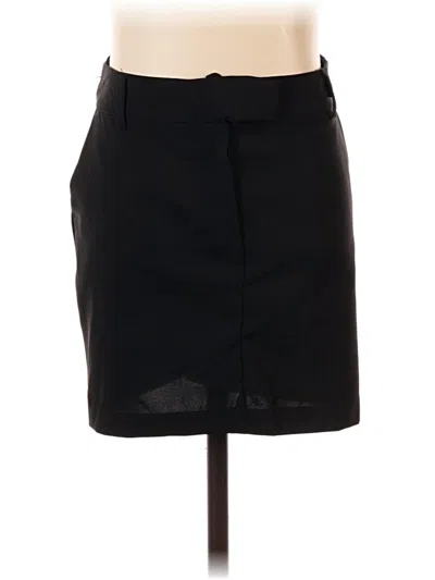 Pre-owned Topshop Formal Skirt In Black