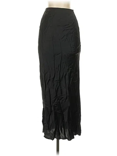 Pre-owned Topshop Formal Skirt In Black