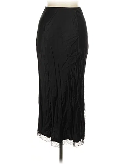 Pre-owned Topshop Formal Skirt In Black