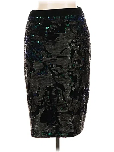 Pre-owned Topshop Formal Skirt In Black