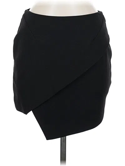 Pre-owned Topshop Formal Skirt In Black