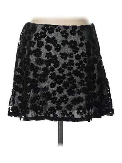 Pre-owned Topshop Formal Skirt In Black