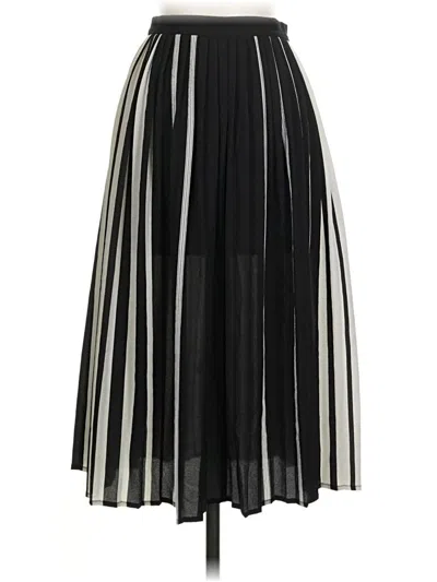 Pre-owned Topshop Formal Skirt In Black