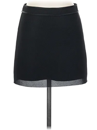 Pre-owned Topshop Formal Skirt In Black