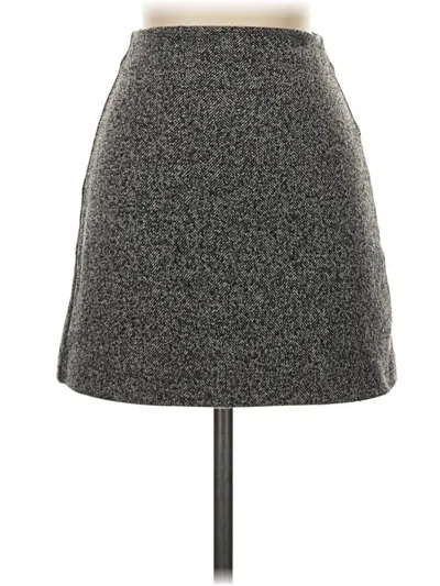 Pre-owned Topshop Formal Skirt In Gray