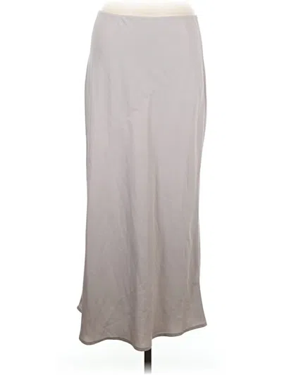 Pre-owned Topshop Formal Skirt In Gray