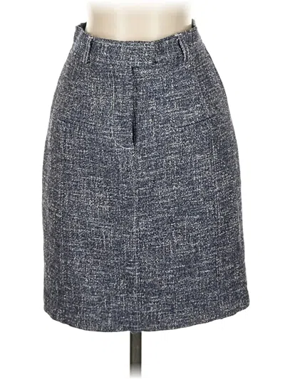 Pre-owned Topshop Formal Skirt In Gray
