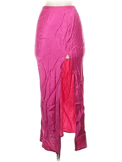 Pre-owned Topshop Formal Skirt In Pink