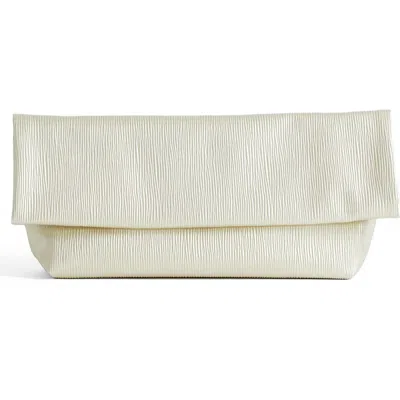 Topshop George Clutch In White