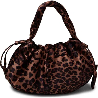 Topshop Giulia Animal Print Handbag In Leopard Multi