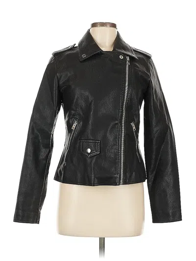 Pre-owned Topshop Jacket In Black